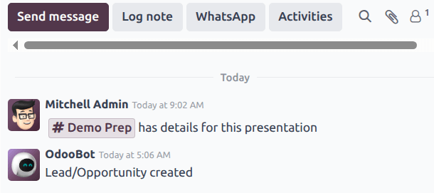 Channel linked in chatter.