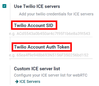 Enable the "Use Twilio ICE servers" option in Axis General Settings.