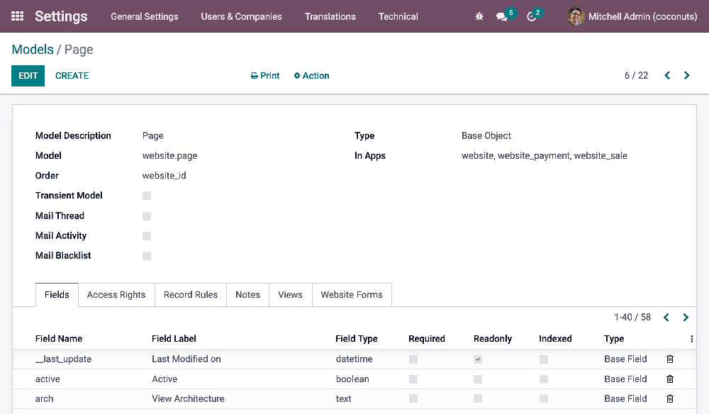 Google calendar reset options in Axis.